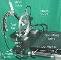 The MARS ("Motor Assisted Robotic Stereotaxy") system